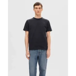 SELECTED HOMME BLACK T- Shirts Hot